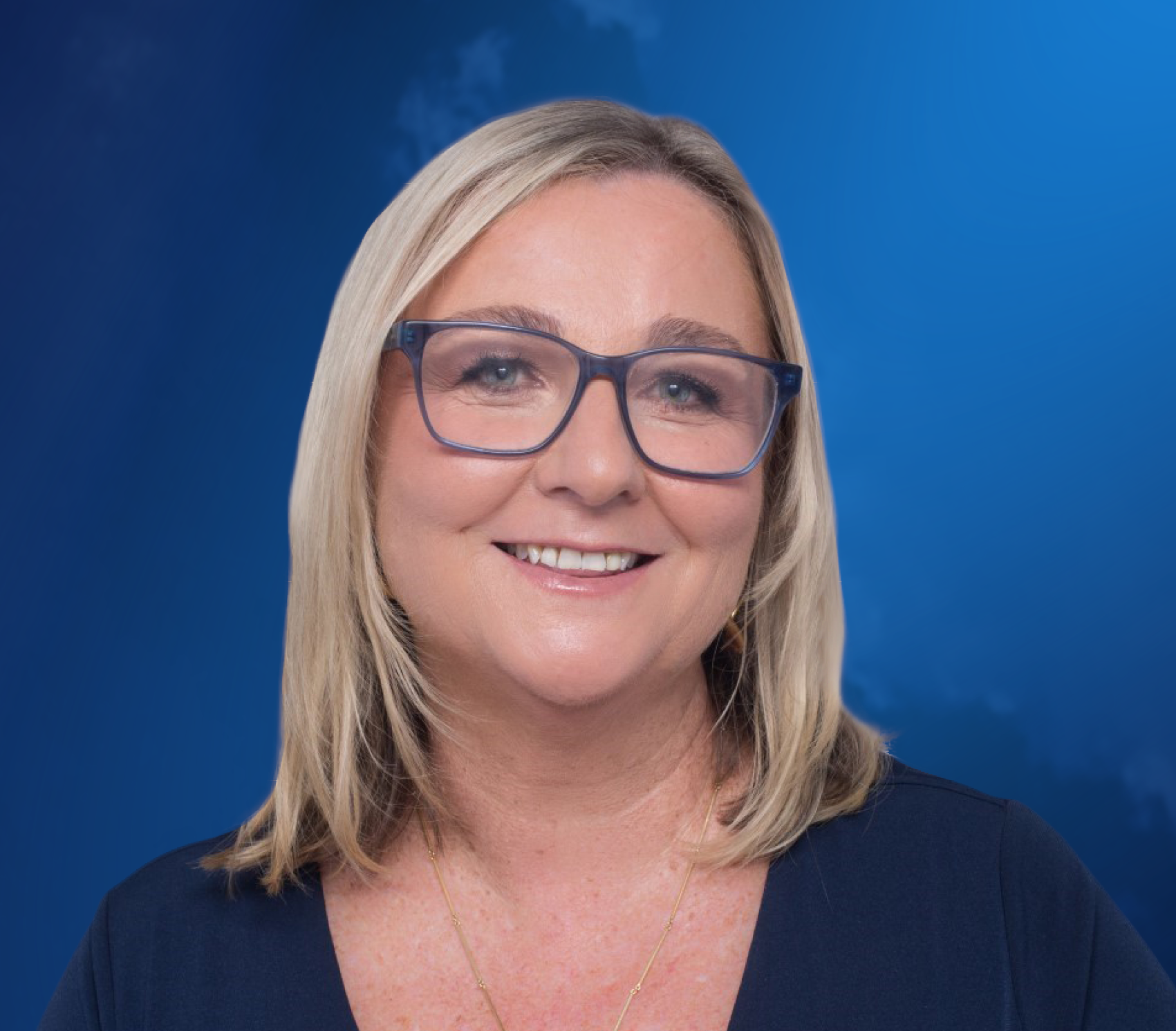 Headshot. blue. cropped Headshot